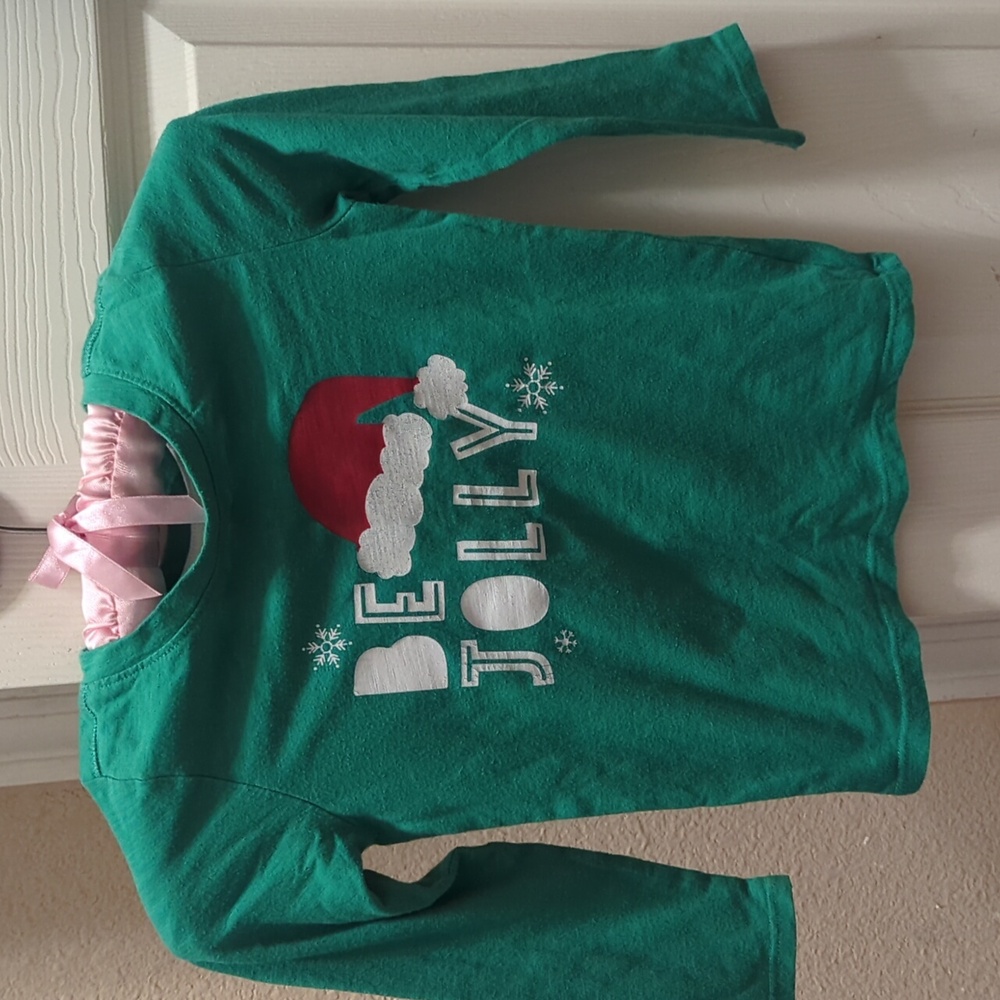 Green long sleeve Christmas shirt 4t